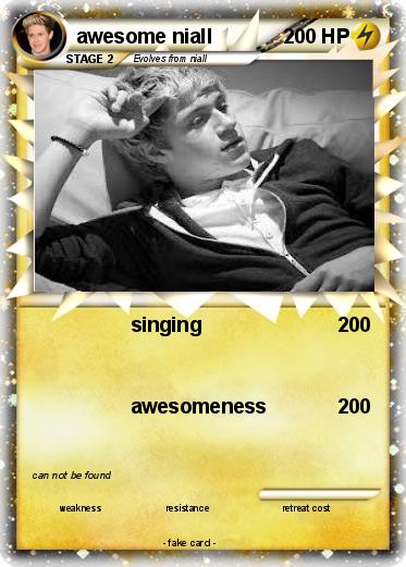 Pokemon awesome niall