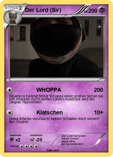 Pokemon Der Lord (Sir)