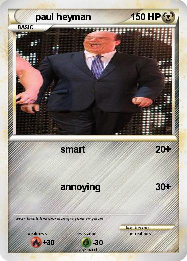 Pokemon paul heyman