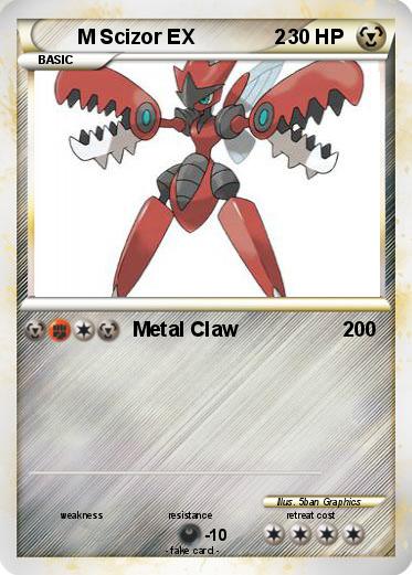 Pokemon M Scizor EX              2
