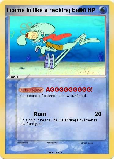 Pokemon i came in like a recking ball