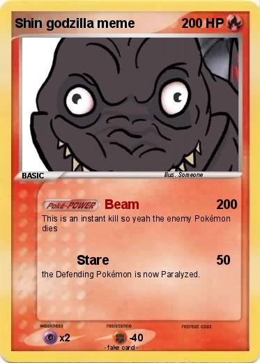 Pokemon Shin godzilla meme