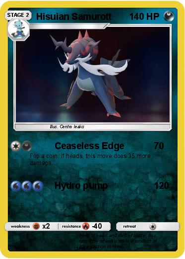 Pokemon Hisuian Samurott