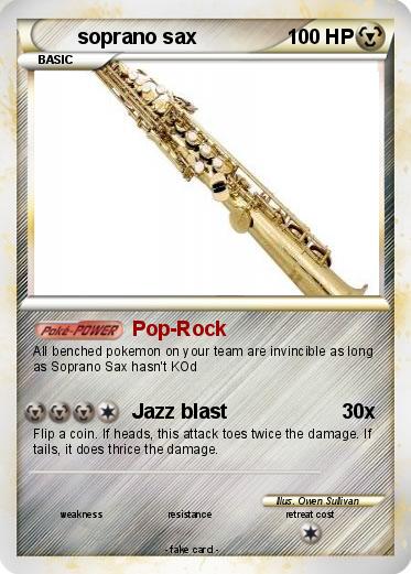 Pokemon soprano sax
