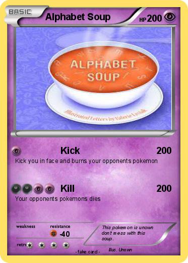 Pokemon Alphabet Soup
