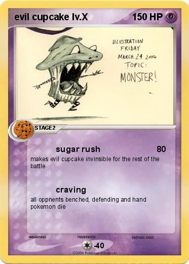 Pokemon evil cupcake lv.X