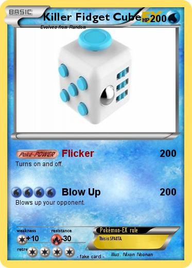 Pokemon Killer Fidget Cube