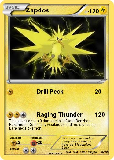 Pokemon Zapdos