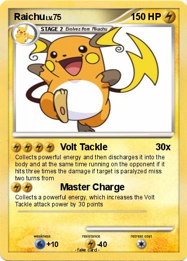Pokemon Raichu