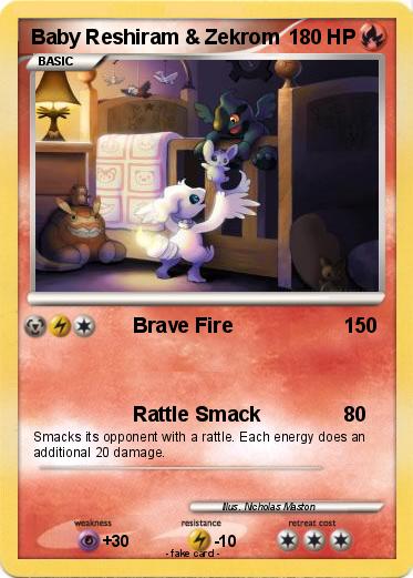 Pokemon Baby Reshiram & Zekrom