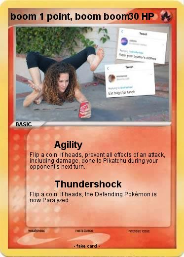 Pokemon boom 1 point, boom boom