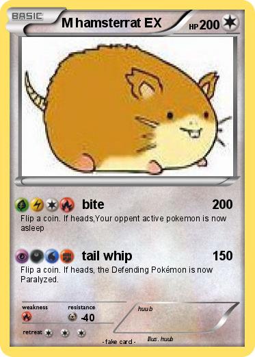 Pokemon M hamsterrat EX