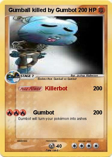 Pokemon Gumball killed by Gumbot