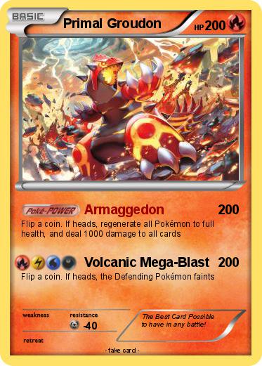 Pokemon Primal Groudon
