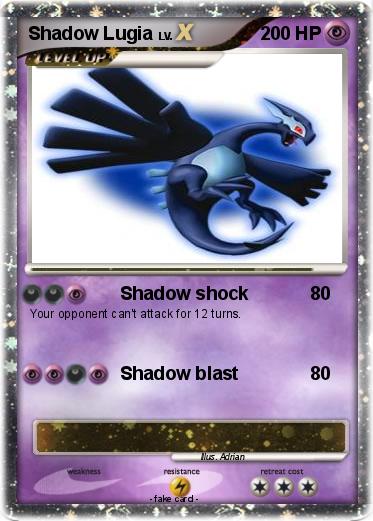 Pokemon Shadow Lugia