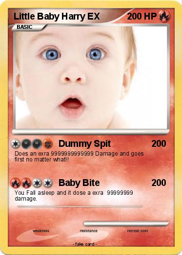 Pokemon Little Baby Harry EX