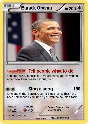 Pokemon Barack Obama