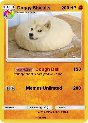 Pokemon Doggy Biscuits