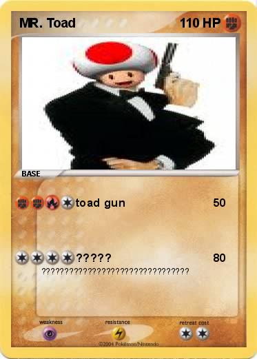 Pokemon MR. Toad
