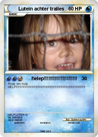 Pokemon Lutein achter tralies