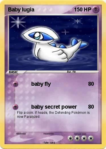 Pokemon Baby lugia