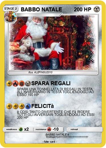 Pokemon BABBO NATALE