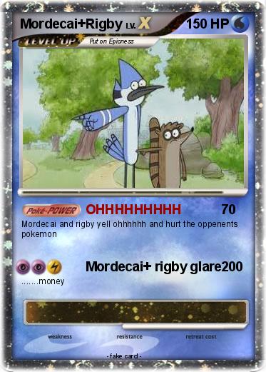 Pokemon Mordecai+Rigby