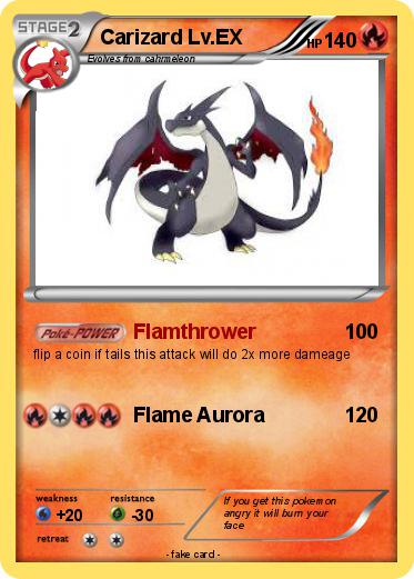 Pokemon Carizard Lv.EX