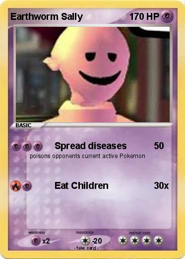 Pokemon Earthworm Sally