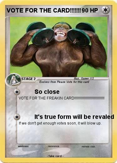 Pokemon VOTE FOR THE CARD!!!!!!!