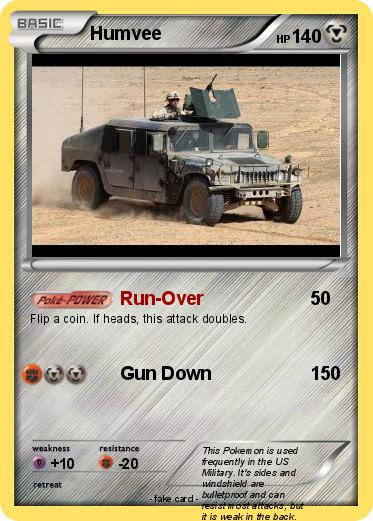 Pokemon Humvee
