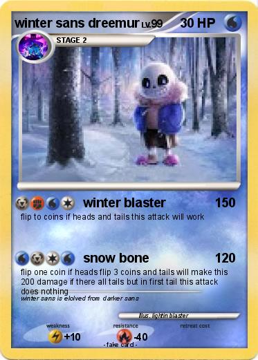 Pokemon winter sans dreemur