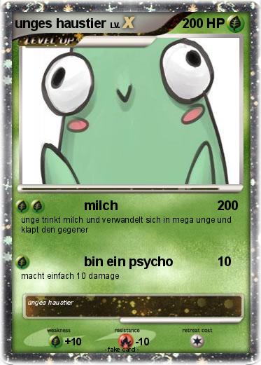 Pokemon unges haustier