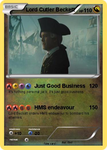 Pokemon Lord Cutler Beckett