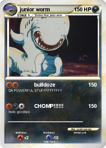 Pokemon junior worm