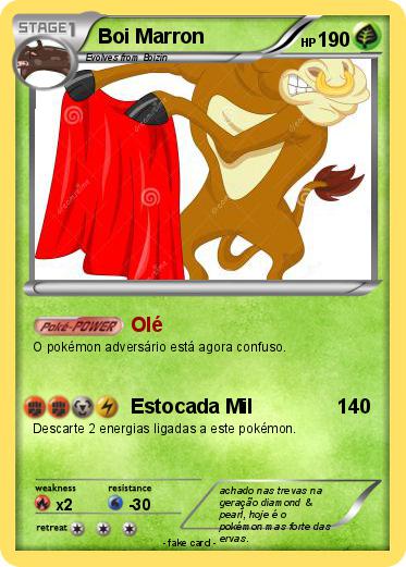 Pokemon Boi Marron
