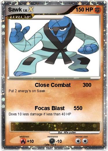 Pokemon Sawk Pokemon Sawk