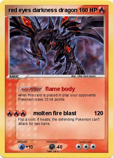 Pokemon red eyes darkness dragon