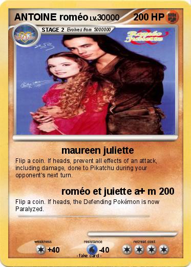 Pokemon ANTOINE roméo