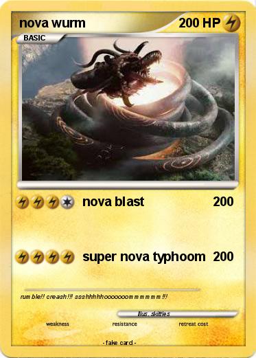 Pokemon nova wurm