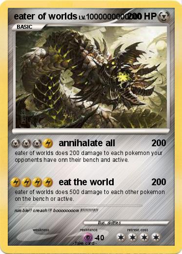 Pokemon eater of worlds