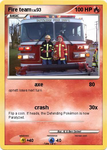 Pokemon Fire team