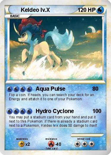 Pokemon Keldeo lv.X