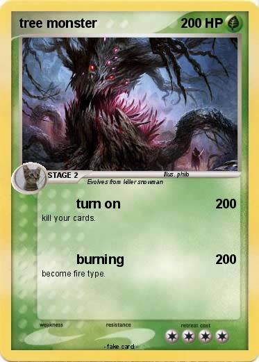 Pokemon tree monster