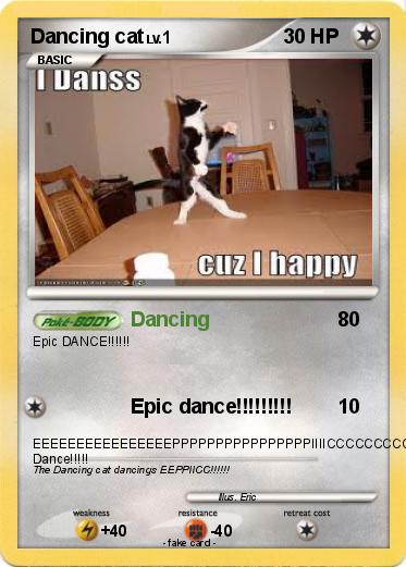Pokemon Dancing cat