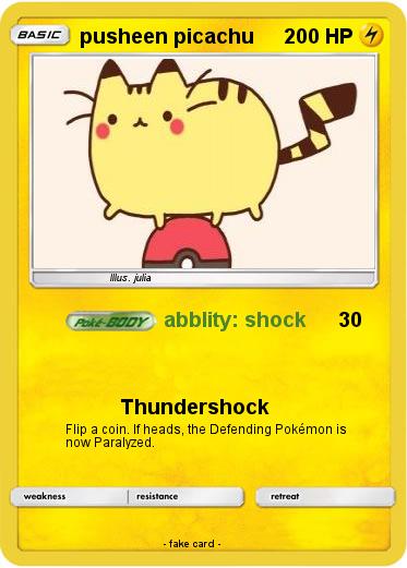 Pokemon pusheen picachu