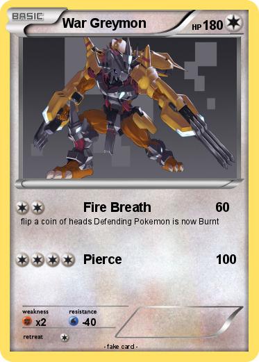 Pokemon War Greymon