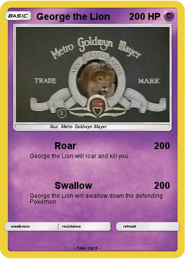 Pokemon George the Lion