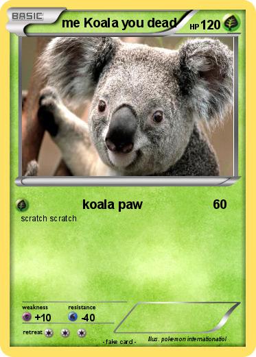 Pokemon me Koala you dead