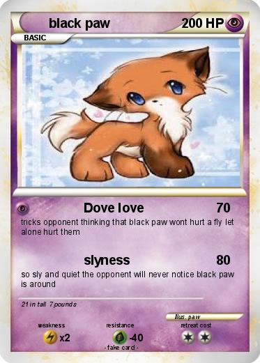 Pokemon black paw